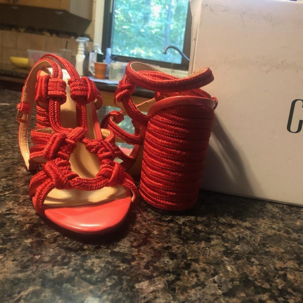 High Block Heel Sandals